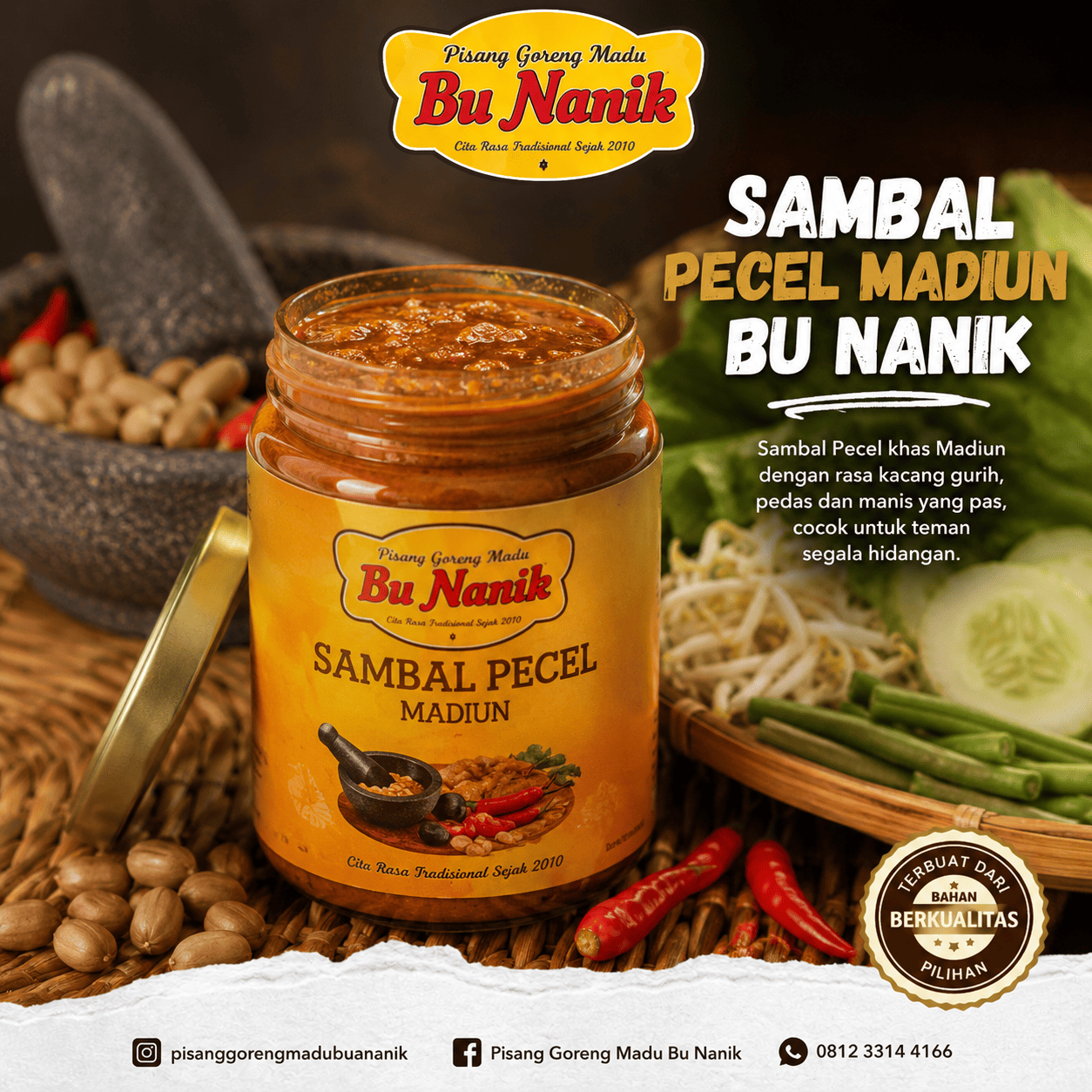 Sambal Pecel Madiun Bu Nanik